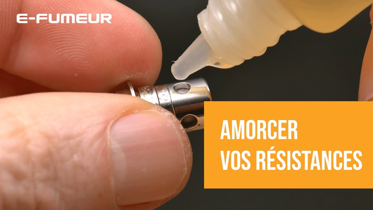 Tuto cigarette electronique - Amorcer vos r&eacute;sistances - E-Fumeur new