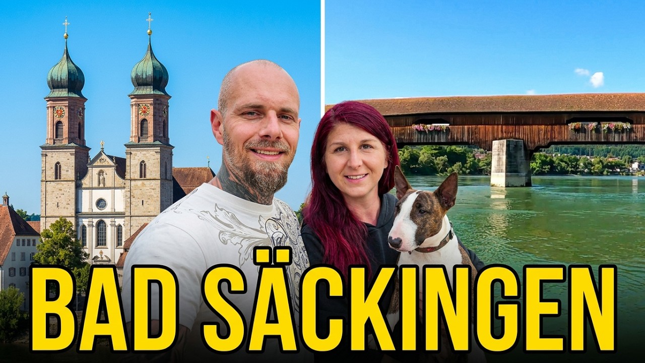 Bad Säckingen Rundgang durch die Altstadt  #4k