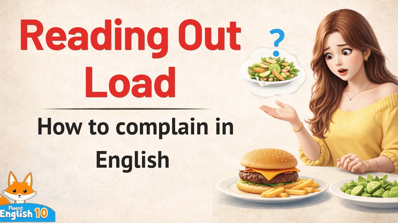 Speaking English at the Restaurant | Reading out load