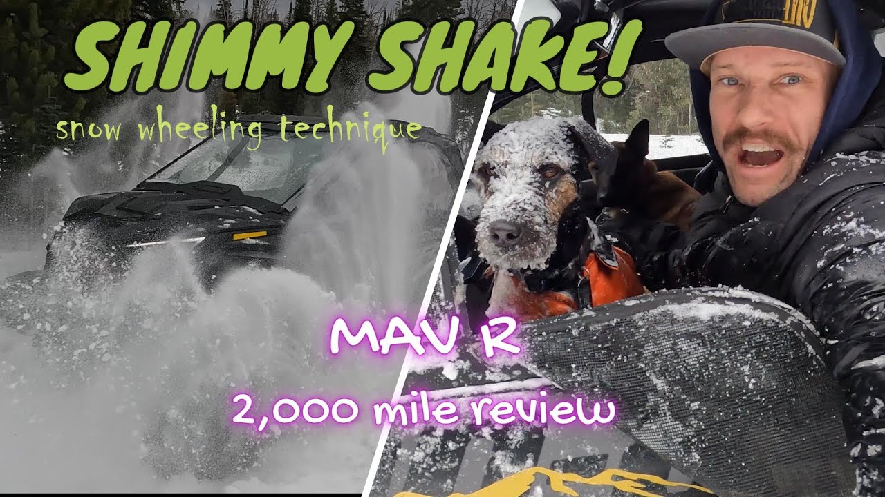 Обзор CAN AM MAVERICK R на 2000 миль***Плюс техника вождения на снегу***