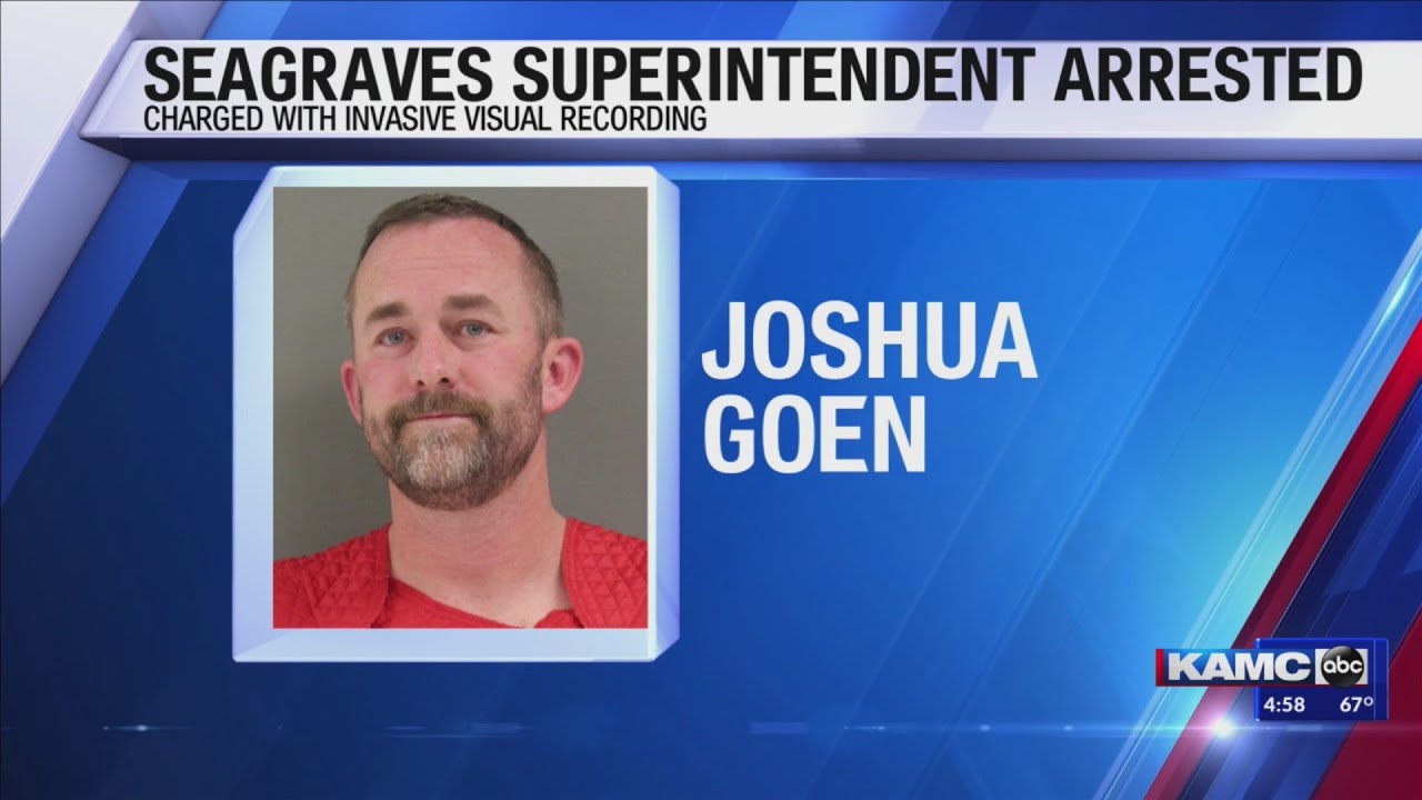 Seagraves superintendent arrested and charged