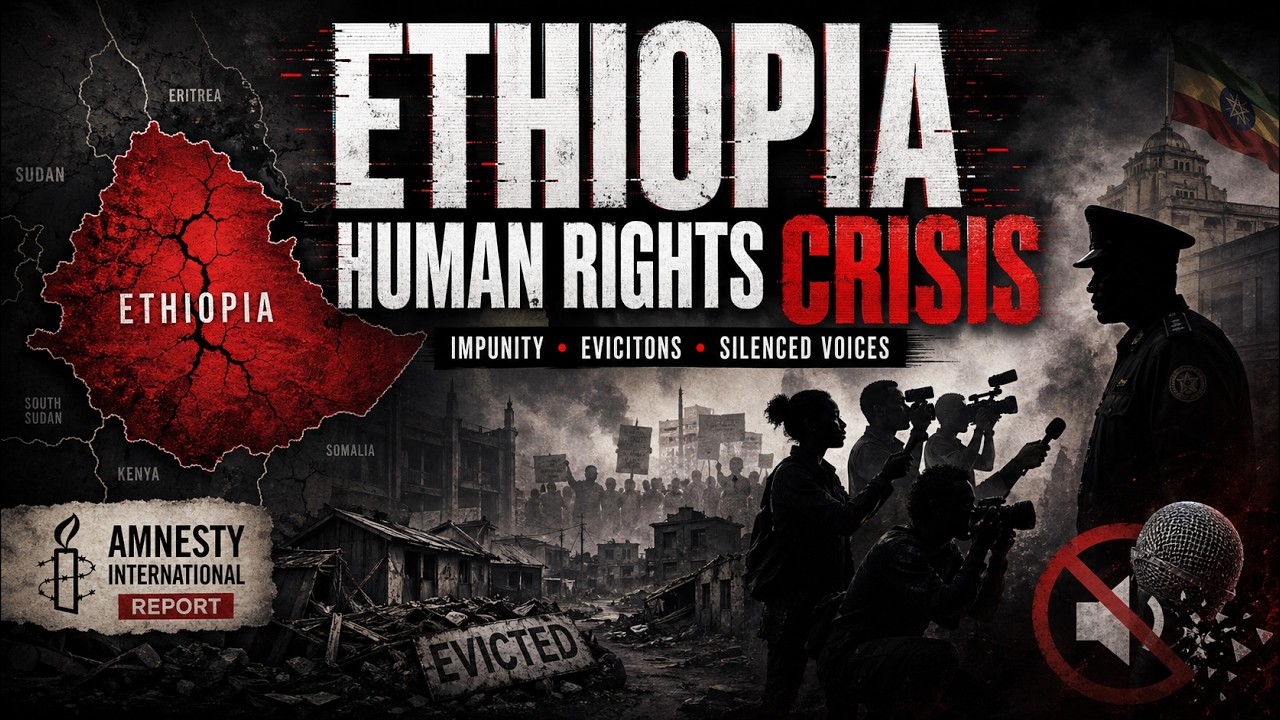 Ethiopia Human Rights Crisis: Amnesty Report Reveals Impunity, Forced Evictions & Media Crackdown