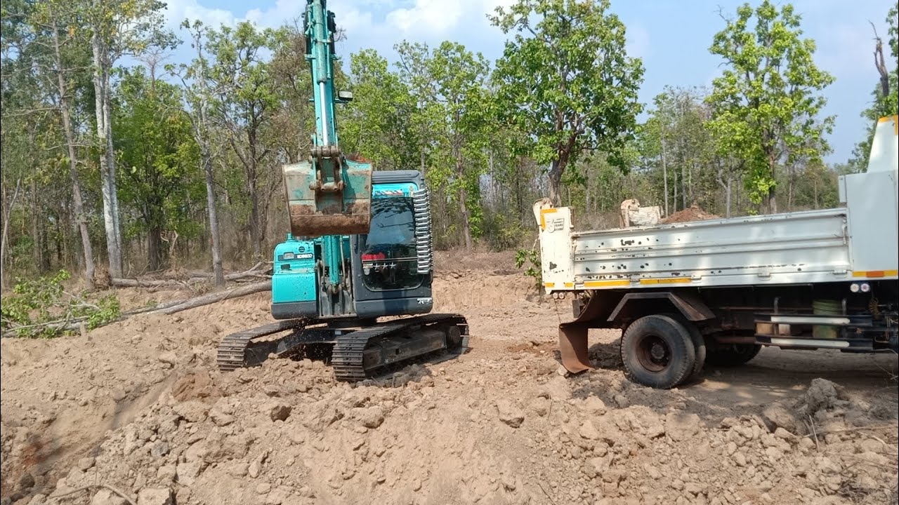 มาซื้อลูกลังกับเจ้า KOBELCO SK 75 ตักลังลุ่นกันกี่ตัก🔰🔰🔰