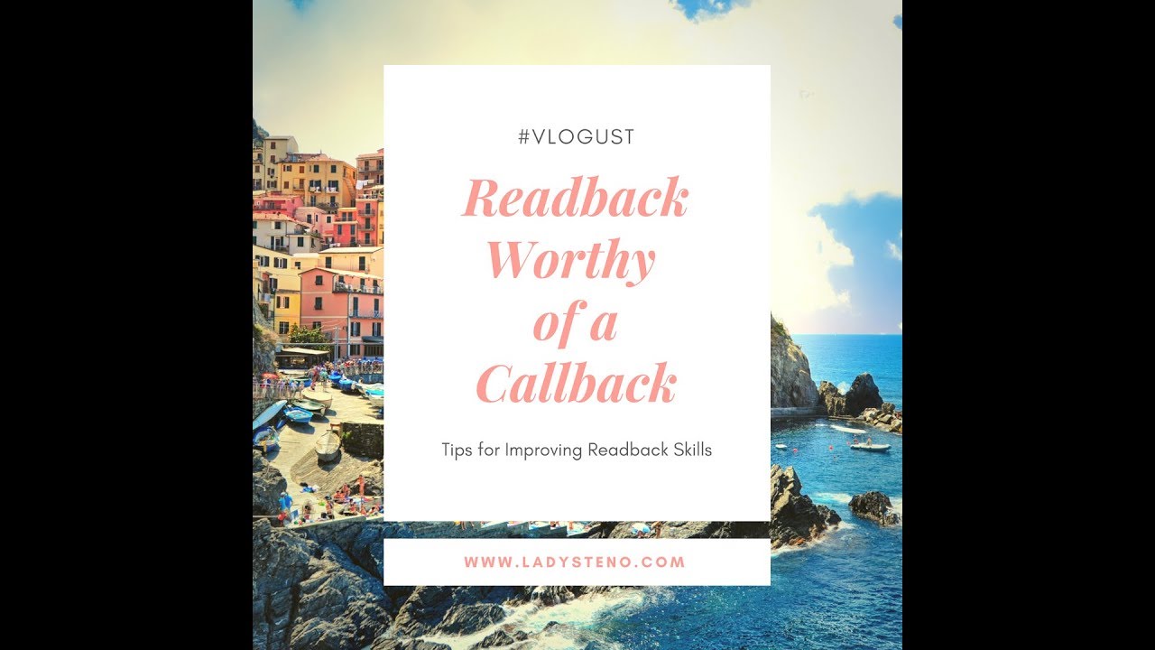 How to Improve Court Reporter Readback