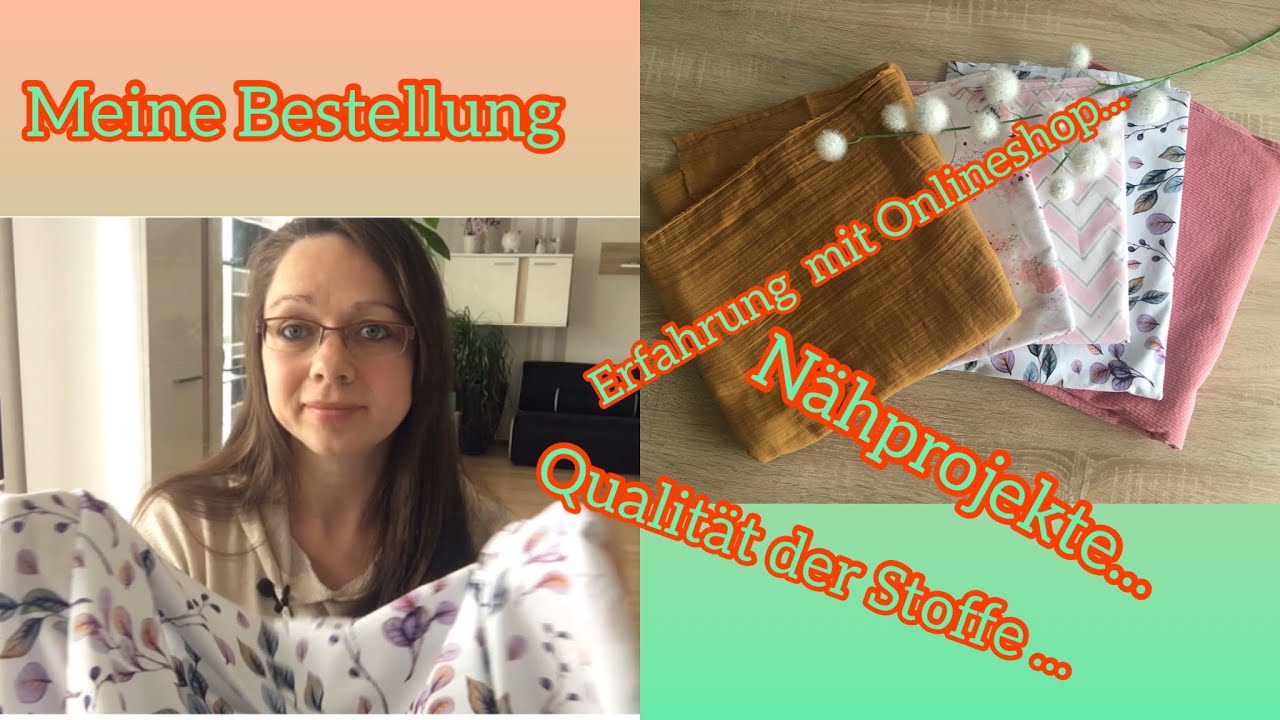 ERFAHRUNG mit online Shop - meine Meinung - Qualität der Stoffe - meine Nähprojekte