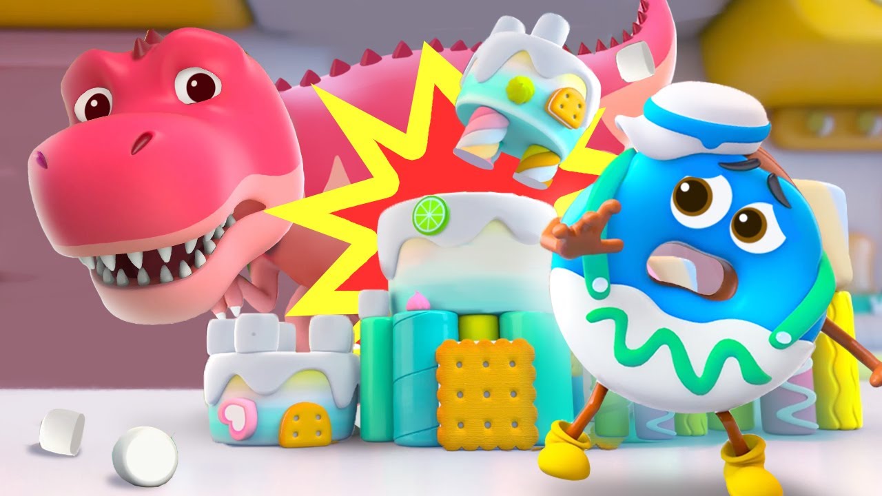 Donut and Castle | Yummy Foods Animation | Kids Cartoon | Nursery Rhymes | BabyBus