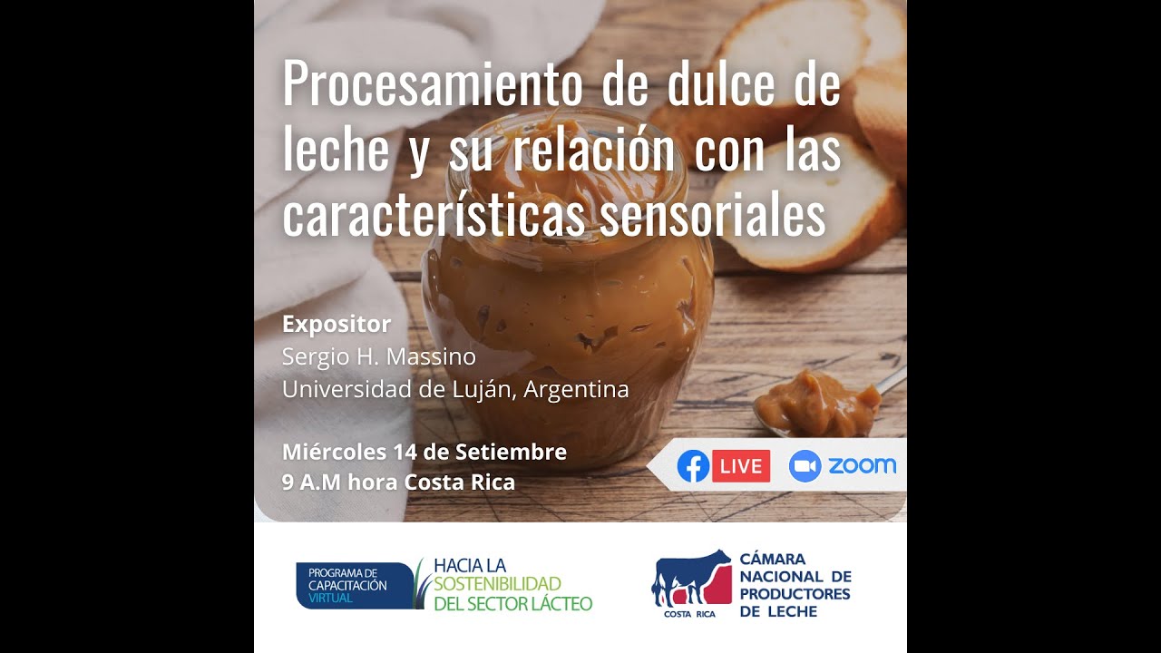 Procesamiento de dulce de leche y su relación con las características sensoriales.