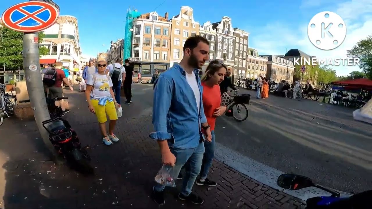 AMSTERDAM CITY RIDE[ DE GRACHTEN] SUZUKI GSXR 750] ]4K]