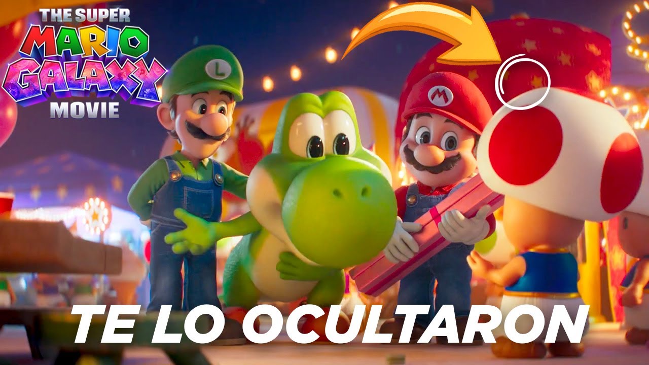 TODO LO QUE NO VISTE DEL NUEVO TRAILER DE MARIO GALAXY MOVIE