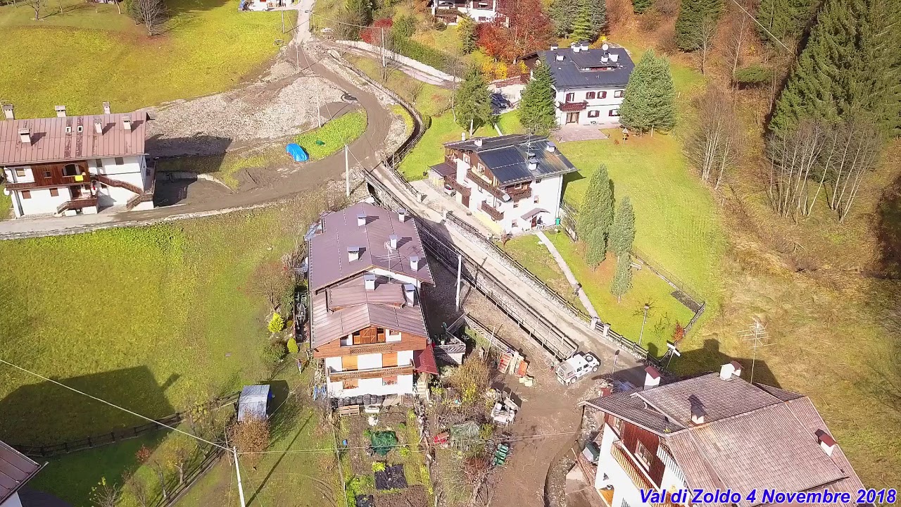 VAL DI ZOLDO DOPO LA TEMPESTA PERFETTA  2018 *DRONE*