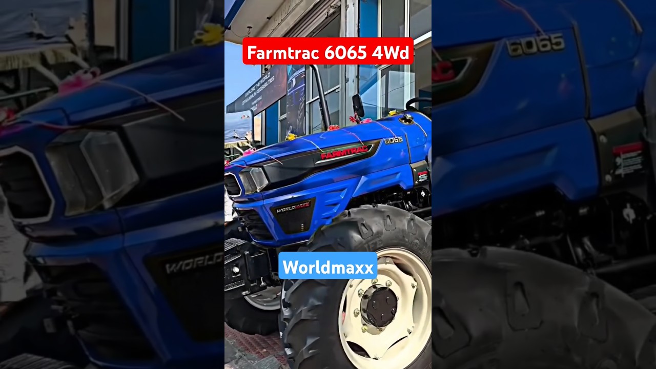 Farmtrac 6065 4Wd Worldmaxx #Farmtrac6065 #Farmtrac #Tractor #ViralShorts #ShortVideo #Short #Shorts