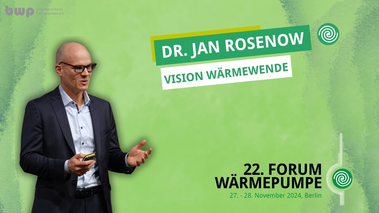 Dr. Jan Rosenow (RAP) - Vision Wärmewende