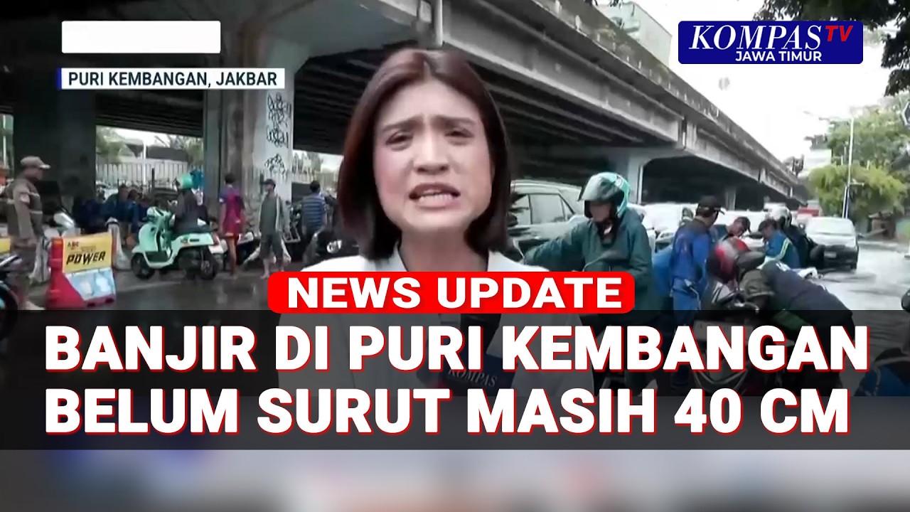 Kondisi Banjir Puri Kembangan Jakarta Barat Belum Surut, Air Tertinggi 40 Cm