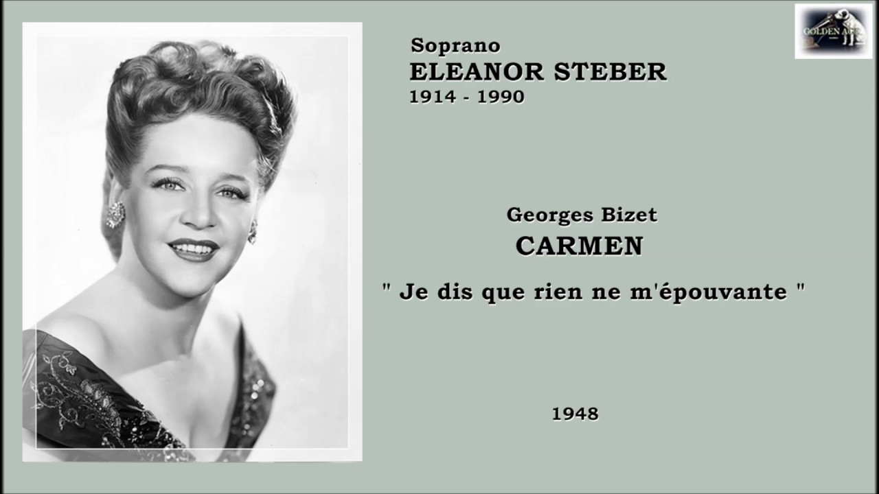 Soprano ELEANOR STEBER - Carmen 