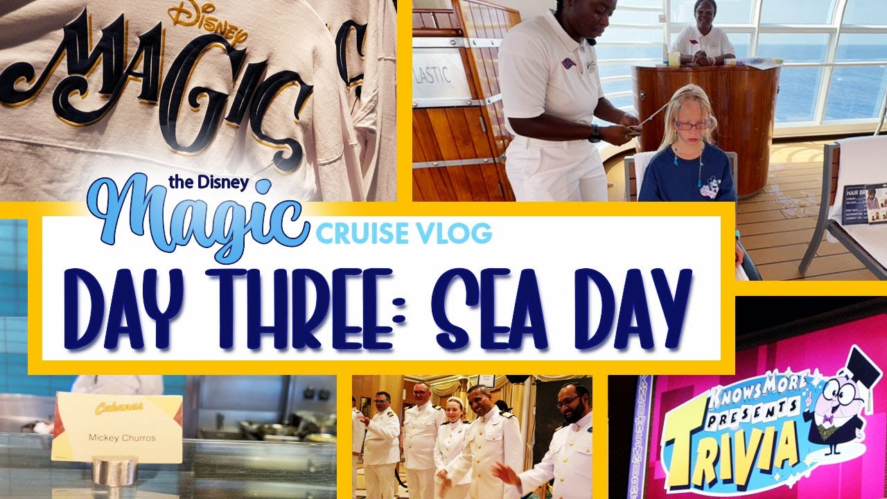 DISNEY MAGIC CRUISE VLOG | SEA DAY | 2024