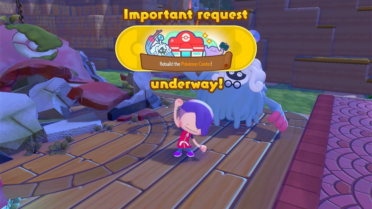 Pokémon Pokopia  Rebuilding the Pokémon center