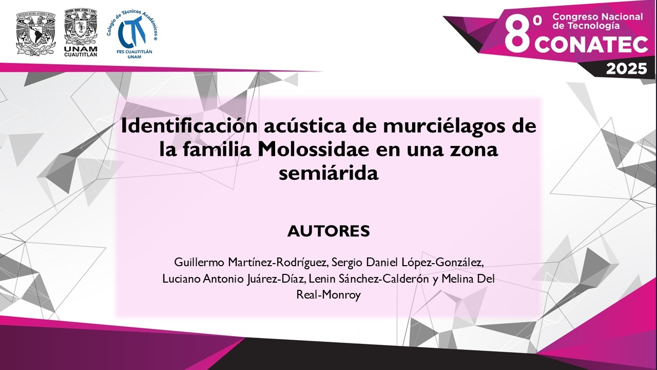 Identificación acústica de murciélagos de la familia Molossidae en una zona semiárida