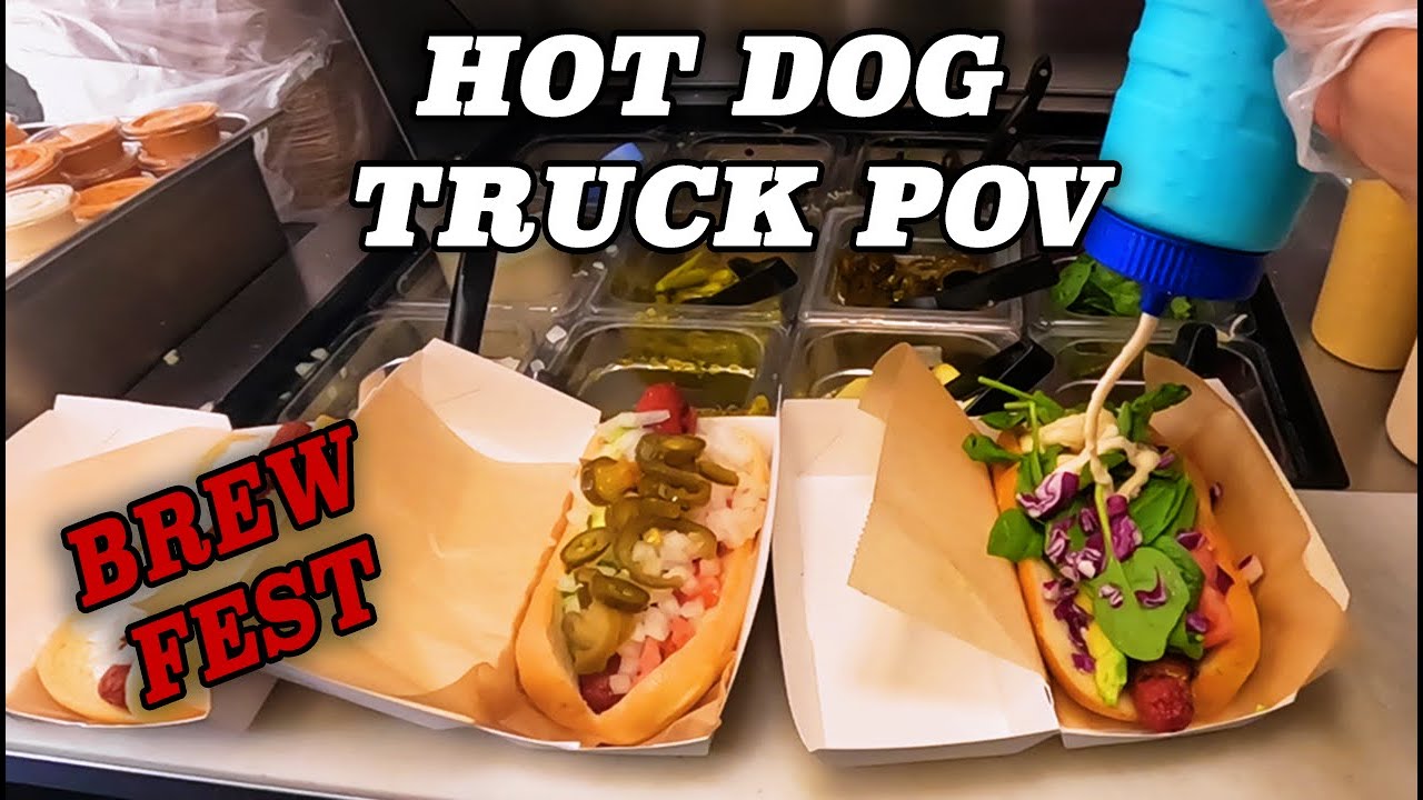 Hot Dog Truck POV | Busy Beerfest
