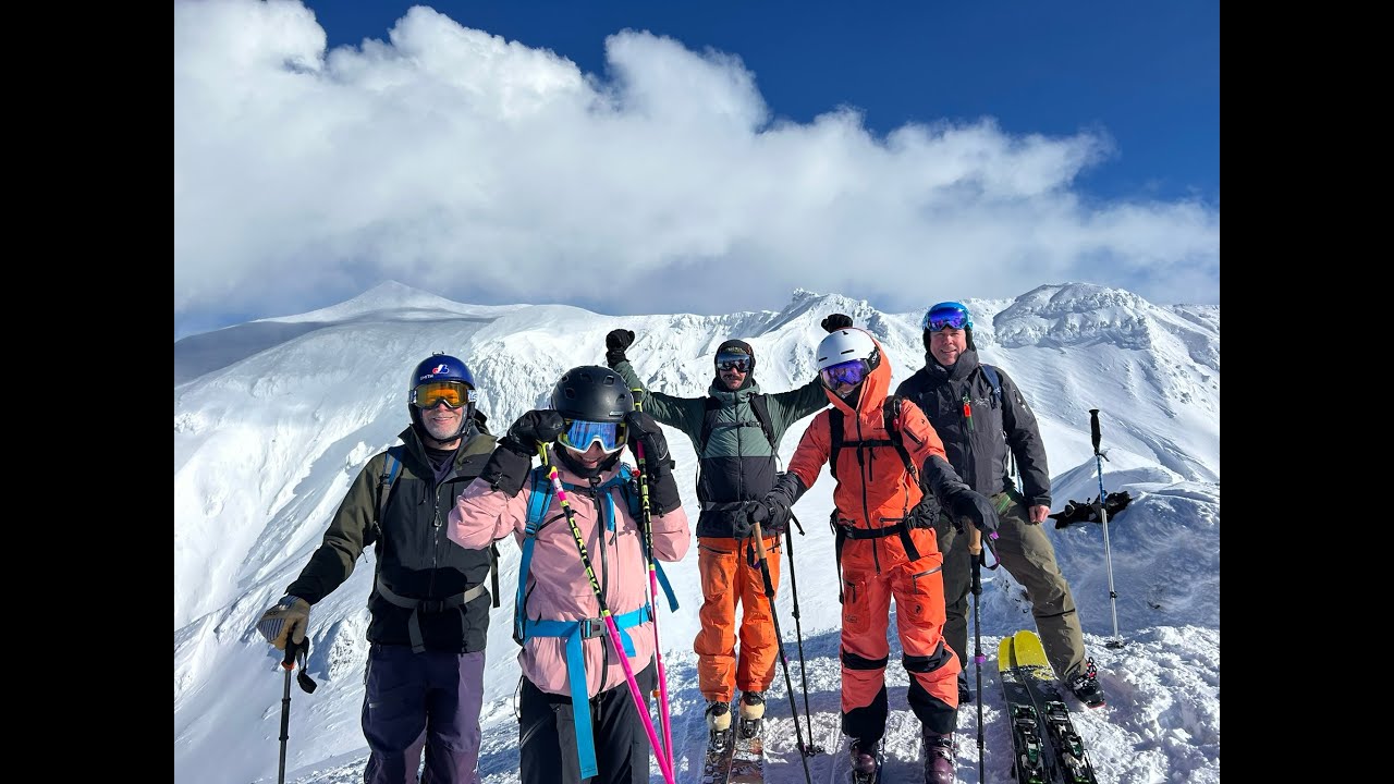 Sandan-yama:  Skiing a Live Volcano in Daisetsuzan National Park