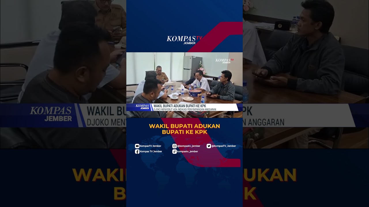 Semakin Memanas, Wakil Bupati Jember Laporkan Bupatinya Ke KPK #shorts