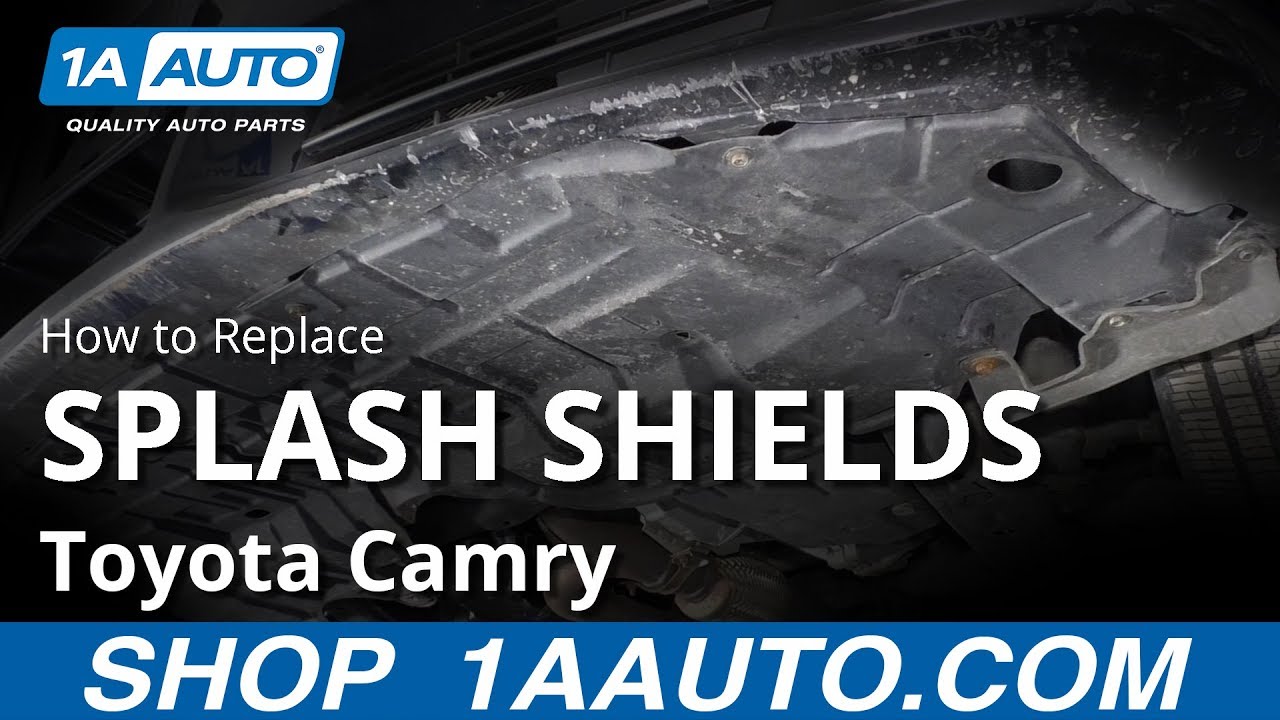 Как заменить брызговики на Toyota Camry 11-17