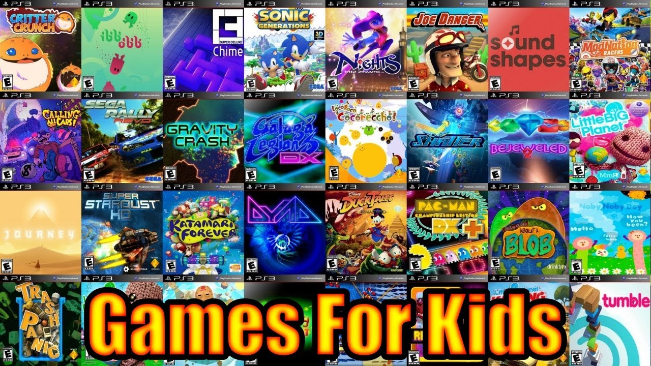 My Top 50 Best PS3 Games For Kids!
