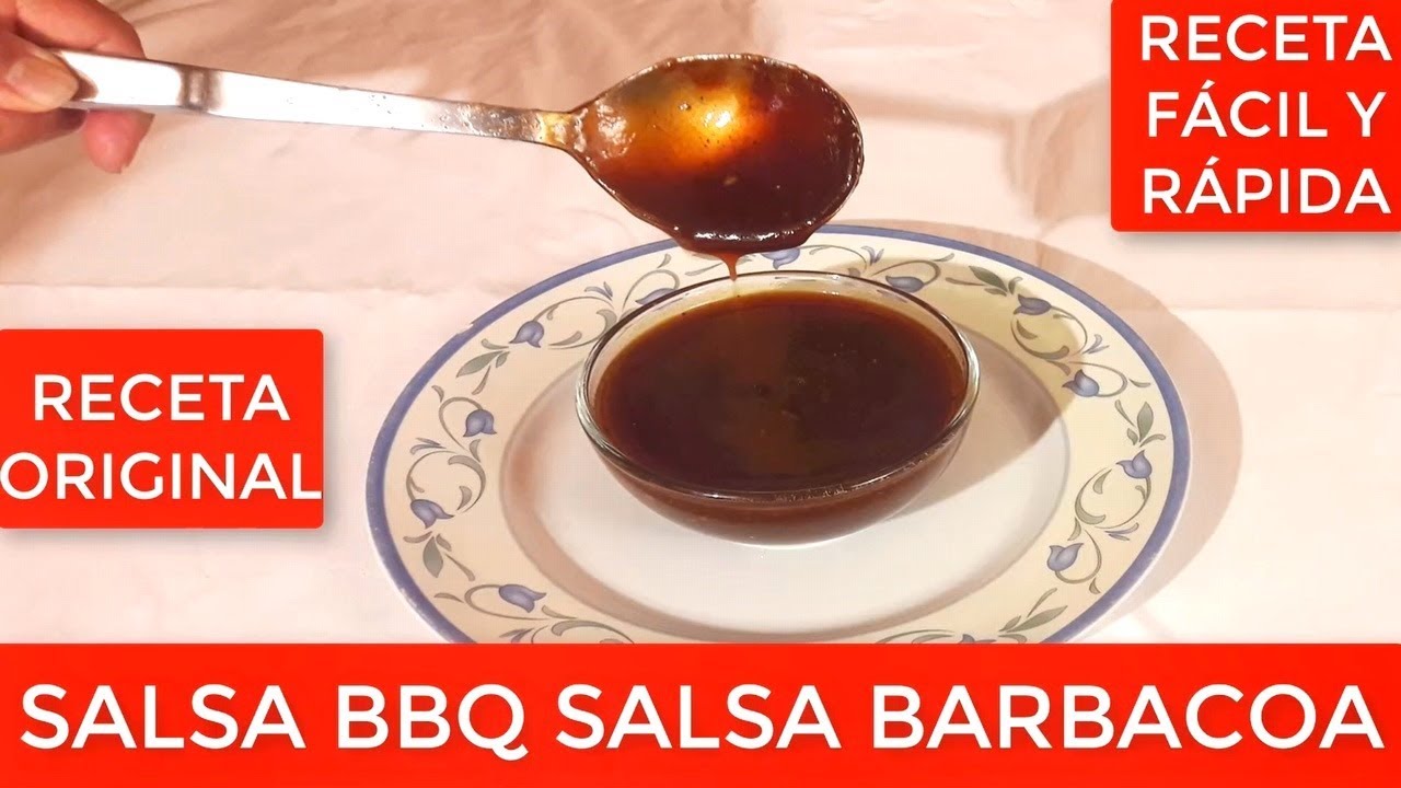 Como Hacer Salsa BBQ Fácil Y Rápido RECETA ORIGINAL
