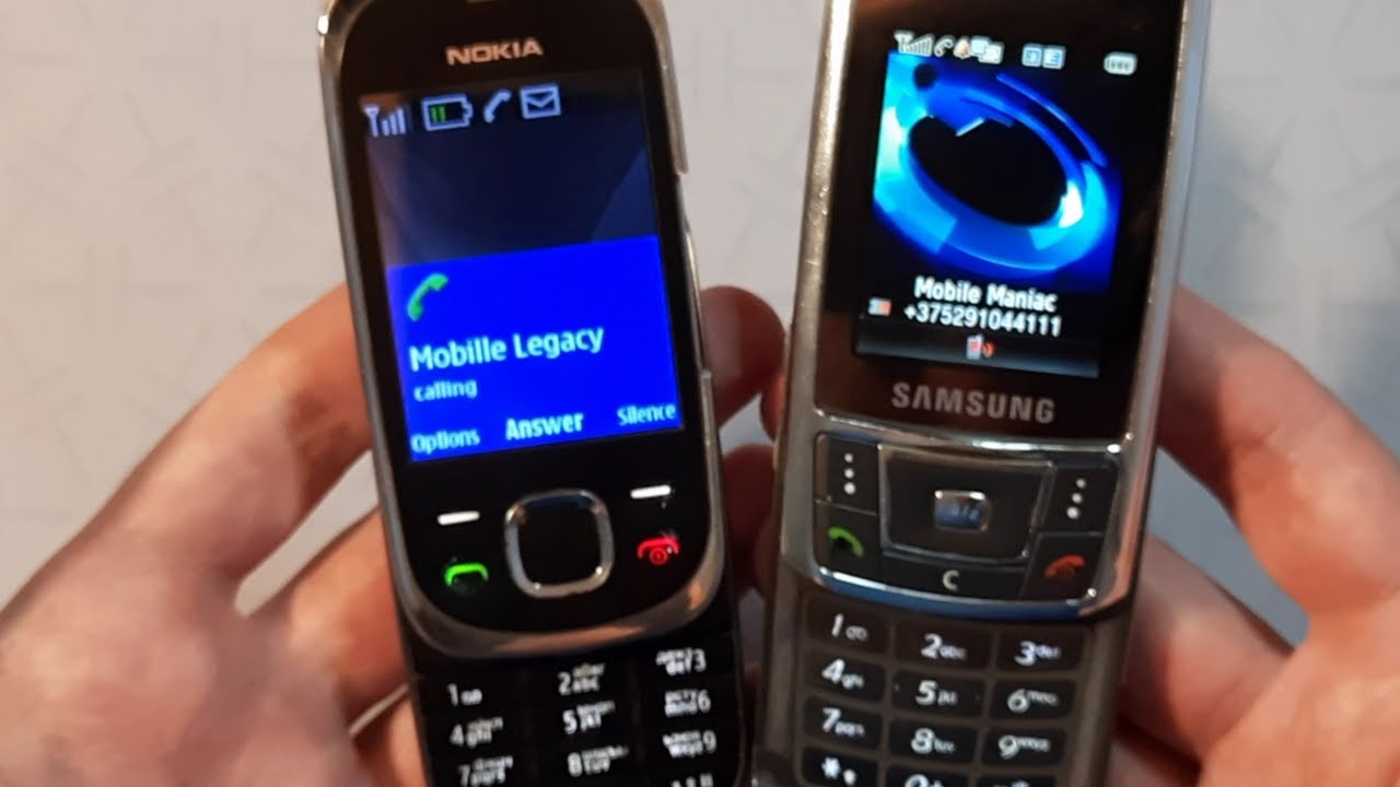 Incoming call & Outgoing call at the Same Time Samsung SGH-D900i + Nokia 7230