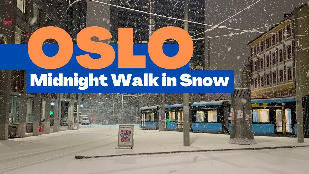 Oslo Norway 🇳🇴- Feb - 20- 2023 - 4K-HDR Walking Tour