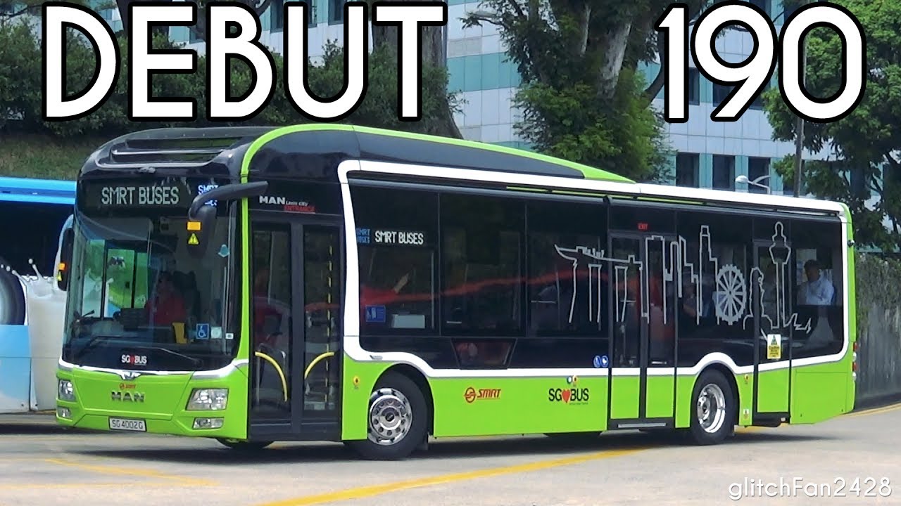 [SMRT] First Day - 3 Door Concept MAN A22 - SG4002G on Service 190
