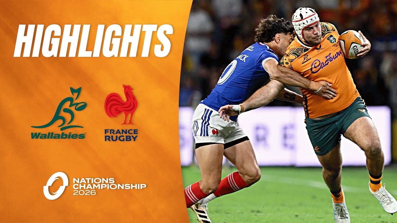 Лучшие моменты матча Wallabies &mdash; Франция | Чемпионат наций 2026 | 2-й тур