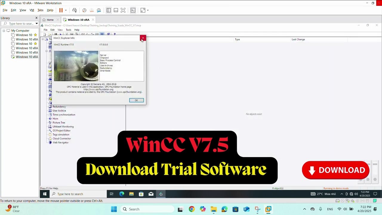 How to Download & Review the Interface of WinCC V7.5 | Siemens Automation Software Guide