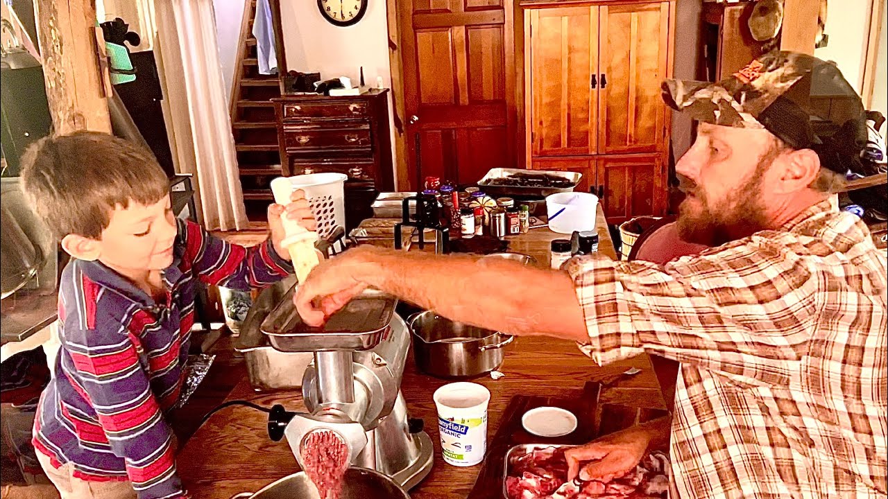 Making the amazing POTATO SAUSAGE!