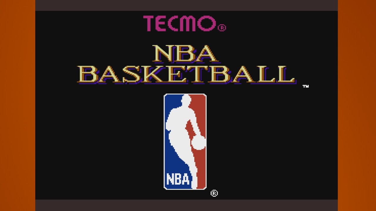 Tecmo Pro Basketball Gameplay NES {1080p 60fps}