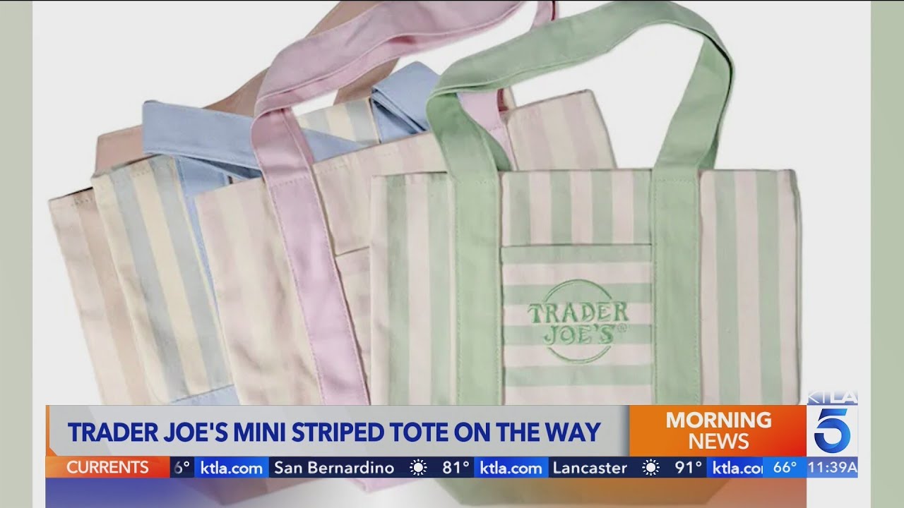 Trader Joe&rsquo;s releases new striped mini totes for summer; here&rsquo;s when they&rsquo;ll be available