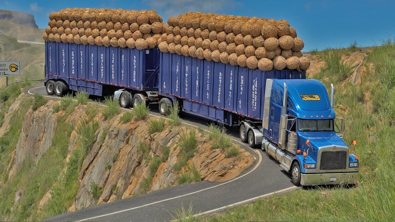 ETS2 - Conquering the Curve: Transporting Massive Loads Against All Odds