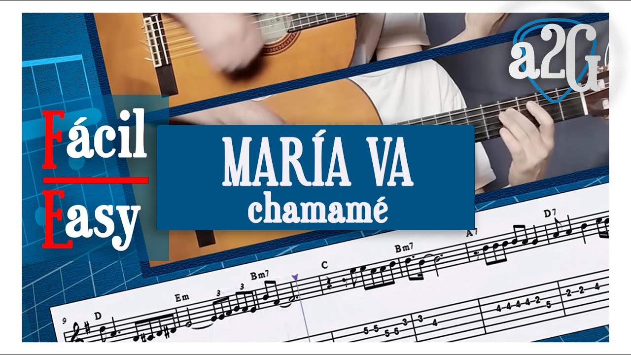María Va (Chamamé) a Dos Guitarras | Tutorial con Partitura y Tablatura