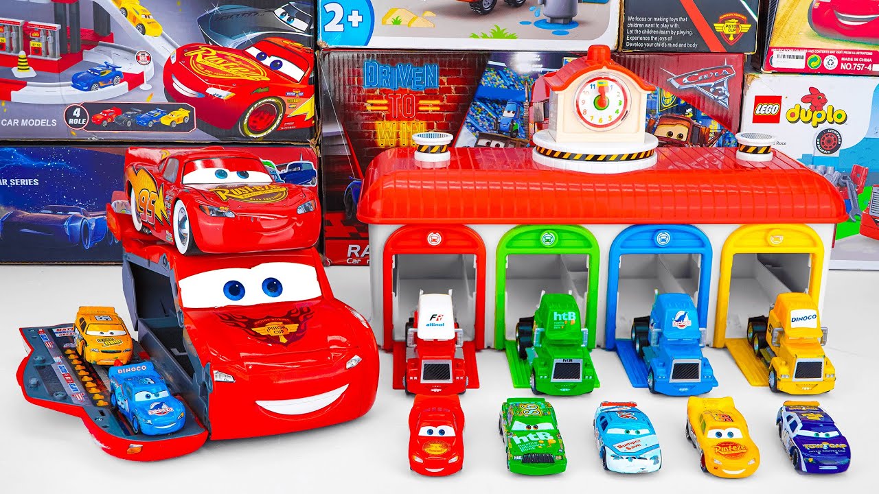 Disney Pixar Cars Unboxing Review | Mattel Disney Cars Lightning McQueen & Tayo the Little Bus