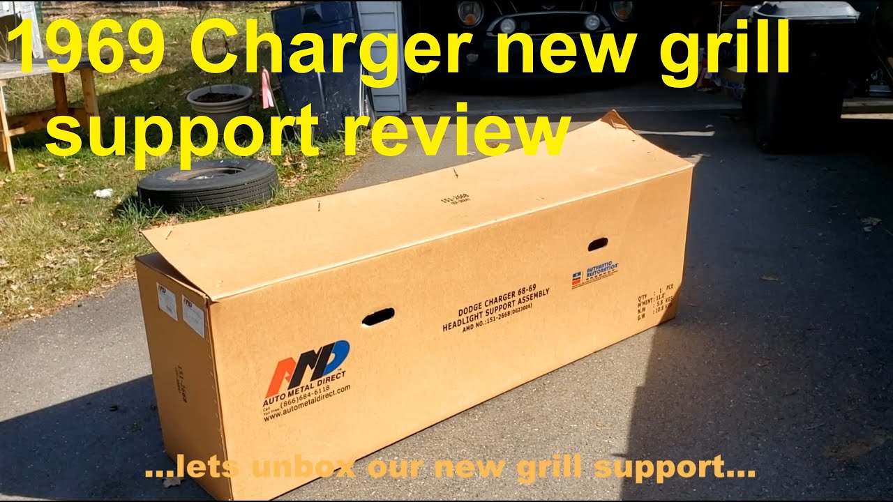 ep97 My Yard is My Garage - 1969 Charger grill review old vs new!