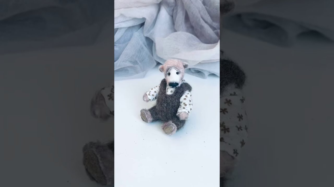 Artist teddy bear Boris