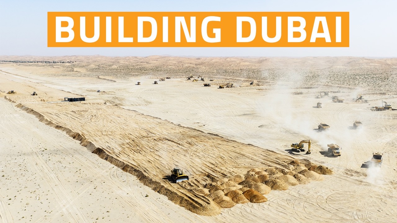 We Visited Dubai's Biggest Earthmoving Projects!