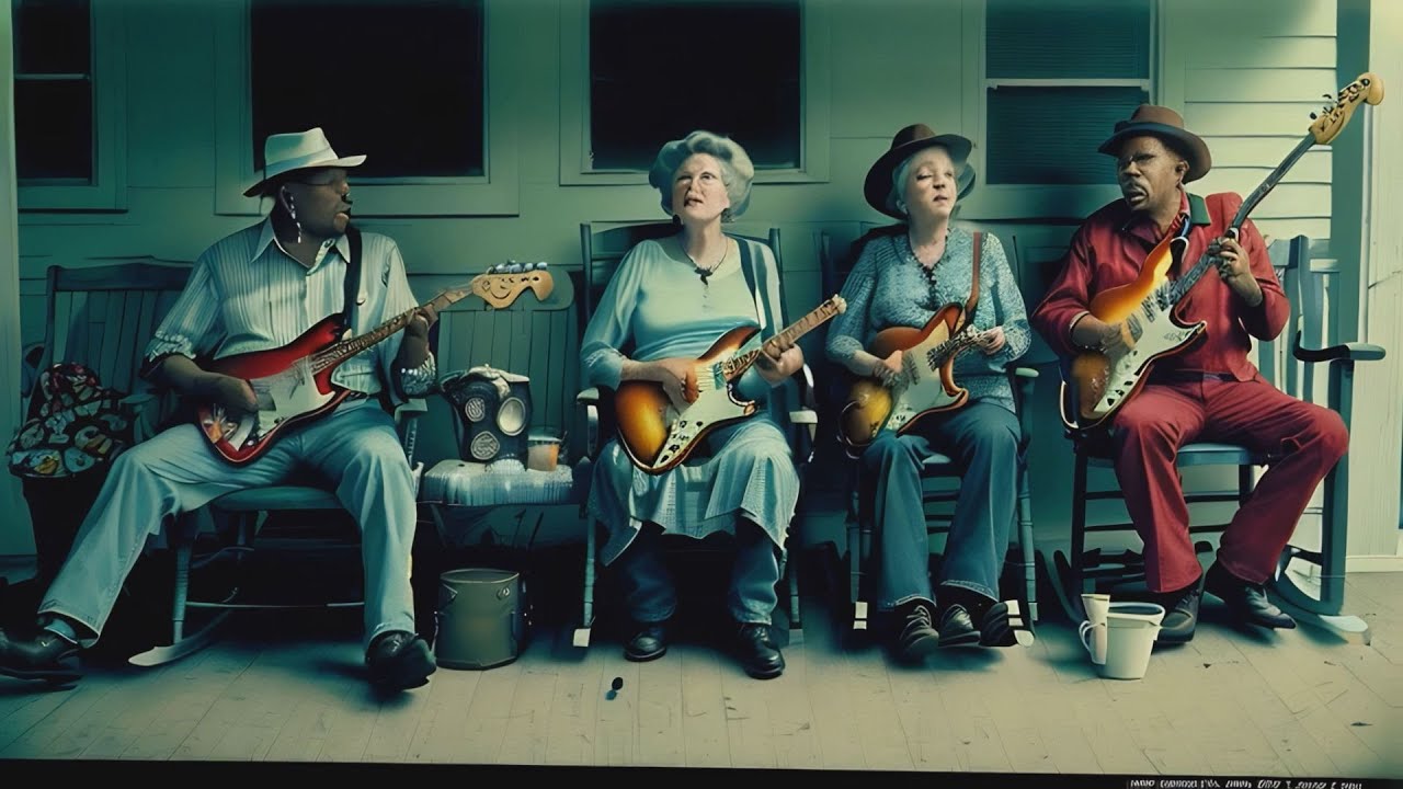 Augustwolf - 'Jimmy Jam' (Visual Music): AI Animation of Blues Music Magic!