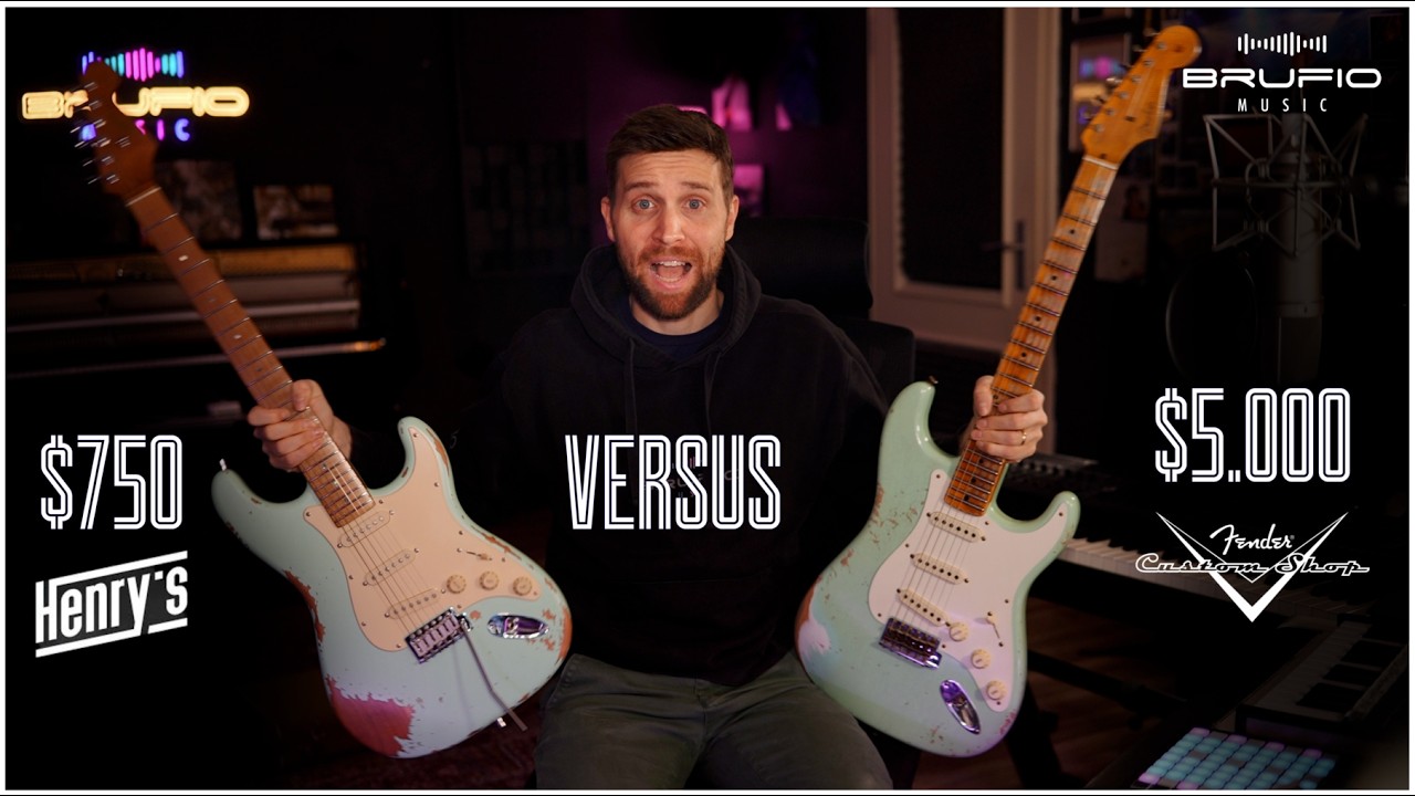 Гитара Henrys за 750 долларов против гитары Fender Custom Shop за 5500 долларов | Бюджетная или C...