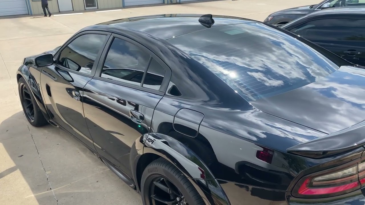 Tulsa Auto Wraps | White Glove Auto | 2023 Charger Hellcat | XPEL Ultimate PPF | Walk-around.