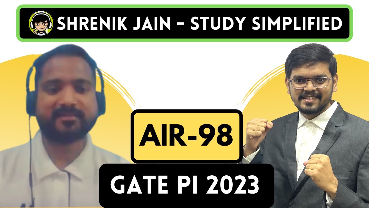 3rd Attempt + Drop to AIR  98 | Aniket Choudhari | PI | Toppers' Talk with Shrenik Jain Sir