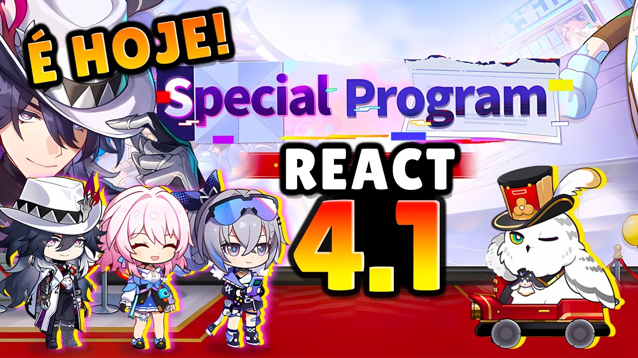 🔴 DEFINITIVAMENTE NÃO É O BOOTHILL ✨ | React do Programa Especial da 4.1 de Honkai Star Rail