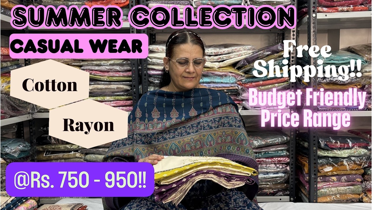 ✨ Comfortable Cotton & Rayon Suits ₹750–950 | 🚚 Free Shipping | Order Now 📞 9217070890