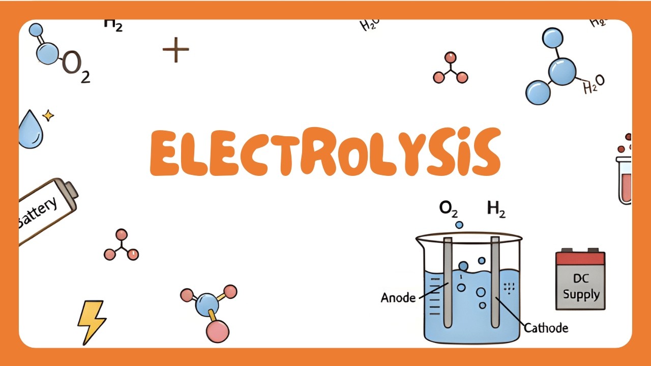 Electrolysis Explained | GCSE Chemistry (Step-by-Step + Questions)