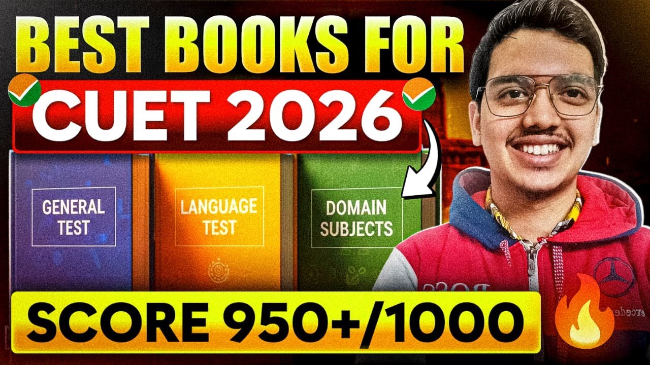 Best Books for CUET 2026 to Score 950+ Marks📚🤑 | Complete Guide for CUET🔥