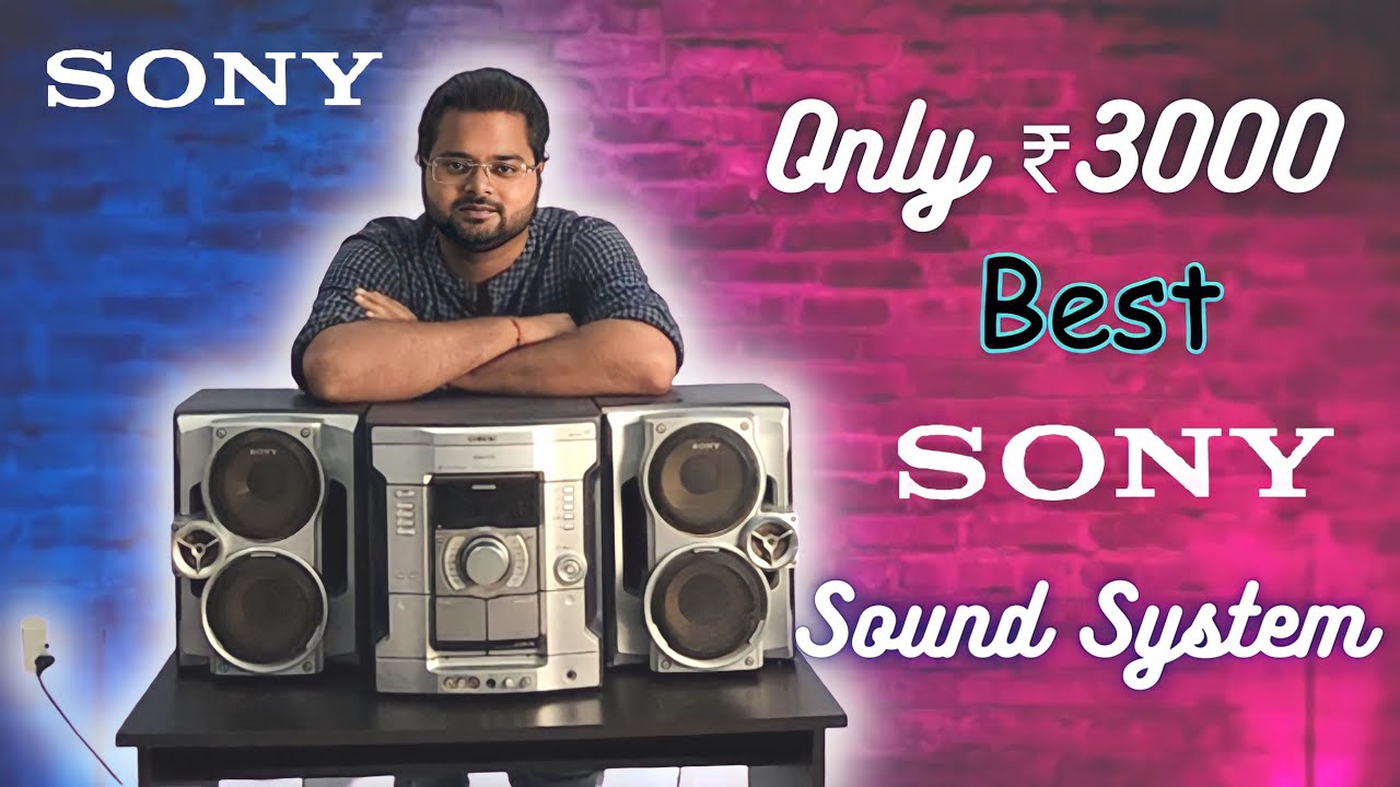 Звуковая система Sony MHC - RV20 HiFi с басами | Лучшая звуковая система | 3000 ₹